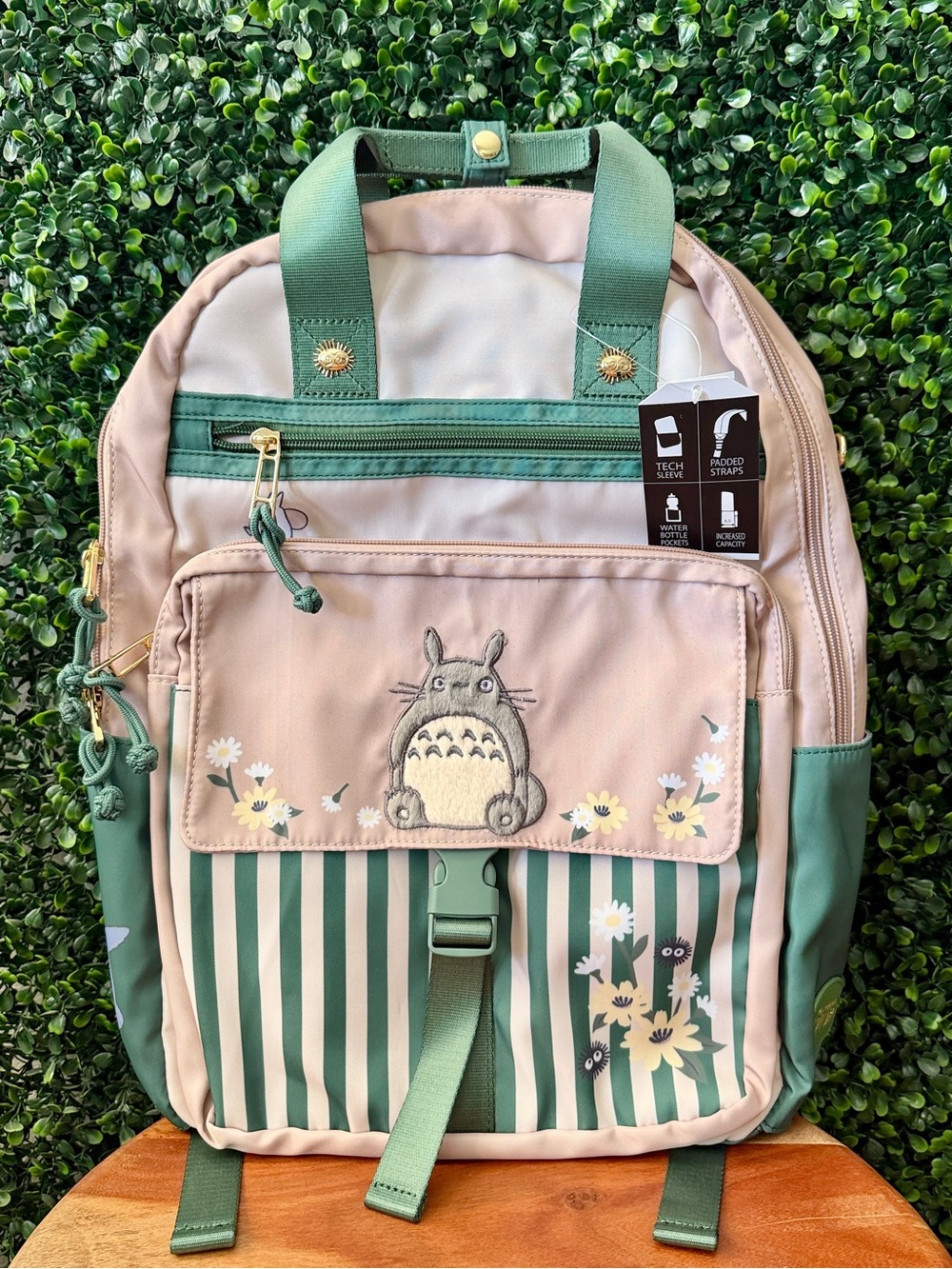 Studio Ghibli My Neighbor Totoro Floral Backpack